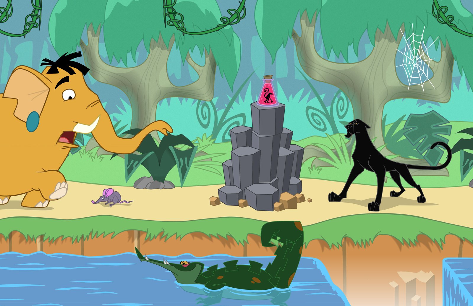 Character animation scene