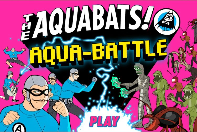 Aqua-Battle title screen