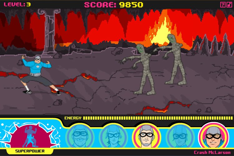 Aqua-Battle lava level
