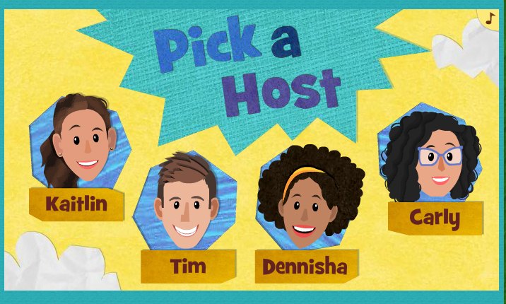 Pick a Host screen