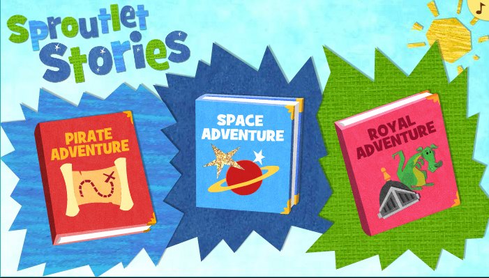 Sproutlet Stories book picker