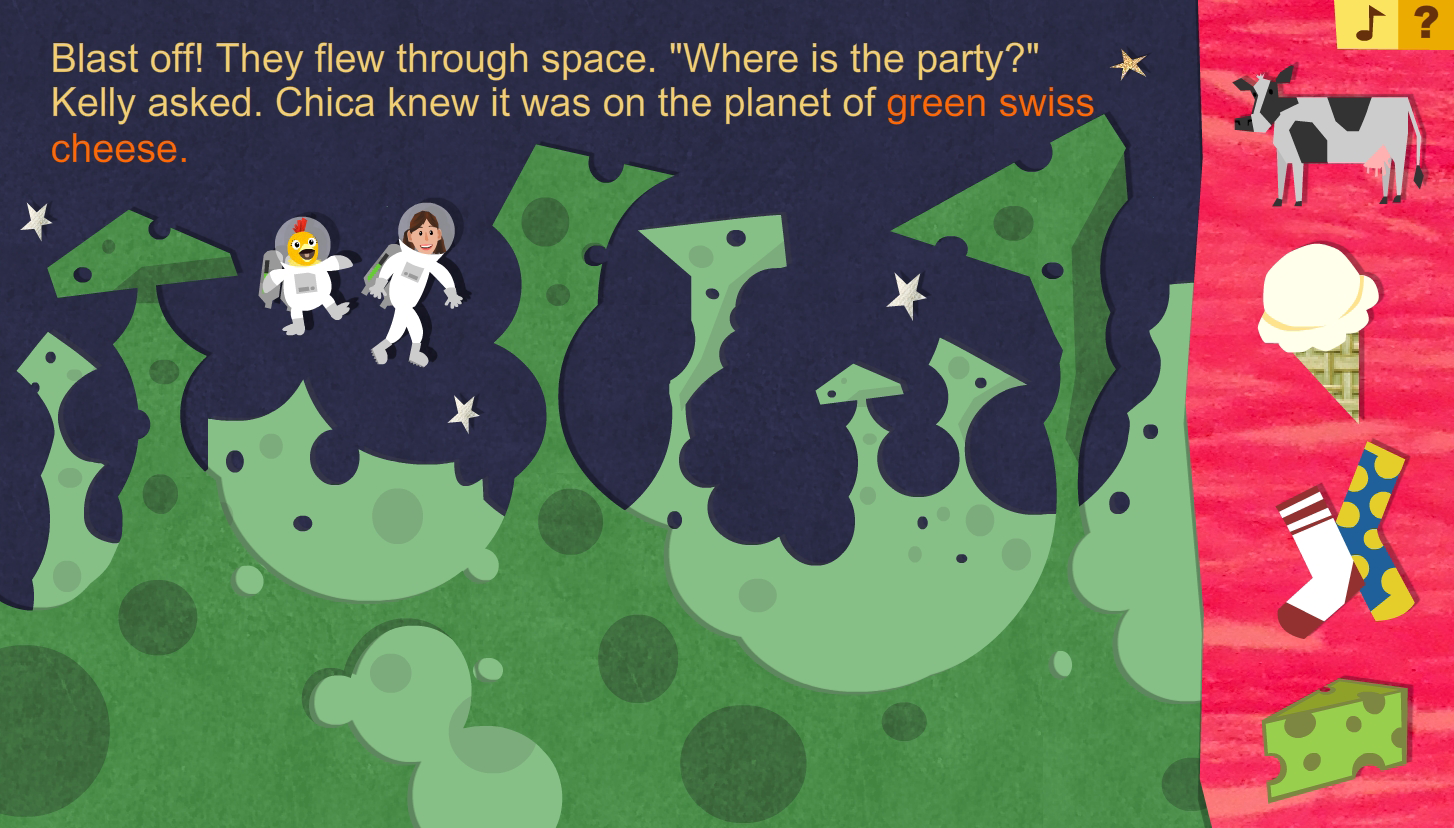 Sproutlet Stories space adventure story scene