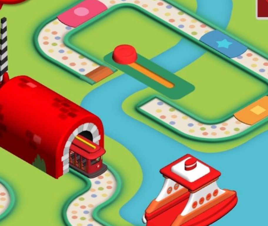 Daniel Tiger's Grr-ific Feelings game board