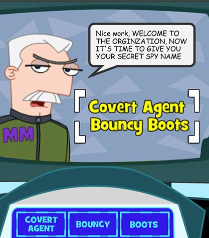 Spy Academy agent orientation interface